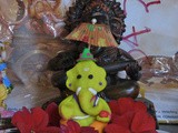 Eco Friendly Ganesh Chaturthi with Playdoh Ganesh