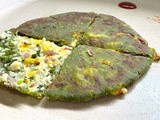 Go Green or Go Home: The Loaded Palak Paneer Paratha That Has It All