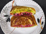 The Triple-Decker Triumph: Layered Potato vegetable Sandwich Perfection
