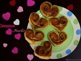 Cinnamon Hearts | Cinnamon flavoured bread rolls