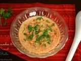 Cucumber & Carrot Raita with Roasted Peanuts topping