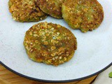Oats-crusted Veggie Tikkis | Oats-wala Hara Bhara Kabab