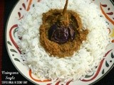 Vaingana Sagle | Stuffed Brinjal in Coconut Gravy | Konkani Dish