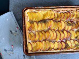 Vegan Peach and Rosemary Frangipane Tart