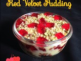 Red Velvet Trifle Pudding With Custard And Jelly