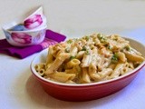 Whole Wheat Pasta in White Sauce