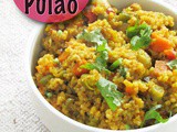 Dalia Pulao Recipe - Whole Wheat Veg Cheat Meal