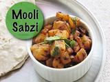 Mooli Sabzi Recipe - How To Make Mooli Sabzi