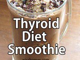Thyroid Diet - Chocolate Breakfast Smoothie For Weight Loss With Poha/Aval