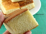 Hot Milk Cake Recipe | Step by step tutorial to make plain Vanilla sponge cake using hot milk