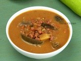 Thattai Kottai Surakkai Kuzhambu | Red Chori Beans Curry | Karamani Bottle Gourd Gravy