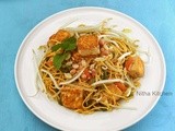 Tofu Pad Thai Noodles Recipe | Vegan Vegetarian Pad Thai Recipe
