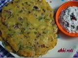 Akki roti/rice roti