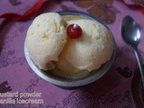 Custard powder vanilla icecream