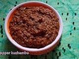 Pepper kuzhambu/milagu kuzhambu