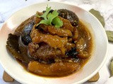 Braised pork tendons with pork belly ~ 红烧猪筋
