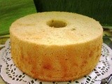 Mango Yoghurt Chiffon Cake