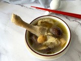 Mushroom Beiqi Braised Fish Maw Soup