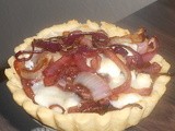 Caramelised Red Onion & Goats Cheese Tartlet