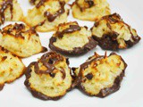 Chocolate Coconut Macaroons/ Eggless Chocolate Macaroon Recipe
