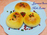 Japanese Sweet Stuffed Milk Bun/ Sweet buns using Tangzhong