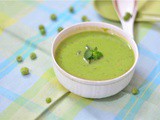 Tasty detox soup- Minty Peas Soup