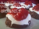 ~Black Forest/White Chocolate Brownies