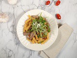 Beef and asparagus pasta - delicious spring recipe