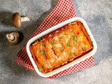 Cannelloni with goat cheese and zucchini - vegetarian stuffed pasta