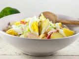Chicken salad with yoghurt dressing