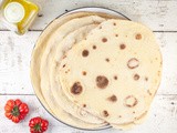 Homemade piadina - Italian flatbread