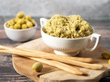 Olive tapenade with garlic and capers - delicious fresh tapenade