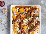 Recipe: Pumpkin and merguez sausage traybake