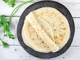 Spiced savory crepes