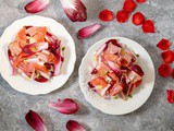 Valentine's day Salad with Endive, Grapefruit and Fennel