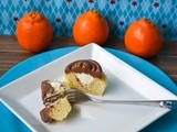 Orange Infused Cupcake w/ a Orange Mascarpone Cream Filling and Dark Chocolate Buttercream