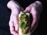 Crispy Fried Tofu with Lemongrass-Peanut Sauce