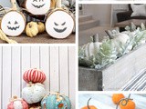 5 diy Decorative Pumpkins + Funtastic Friday 144 Link Party