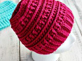 Crochet Katniss Messy Bun Hat