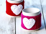 Crochet Valentine Mug Cozy