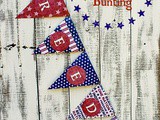 Diy: Vintage Patriotic Bunting