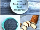 How to Make Distressed Wood Photo Backdrops