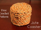Jute Coaster Set – Free Crochet Pattern