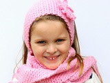 Pinkytoes Scarf and Ear Warmer- Free Crochet Pattern