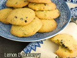 Lemon & Blueberry Polenta Cookies