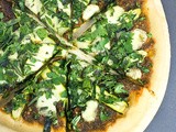 Zucchini, Harissa & Herb Pizza