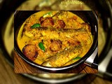 Bata Fish curry with spicy Udad Dal Bori (Vadi)