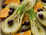 Baked fennel with oranges and olives