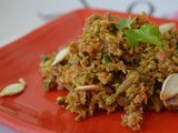 Chingudi - Kakharu Manjee Checcha ( a blend of toasted shrimp and pumpkin seeds )