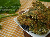 Kakharu Patra Bara ( Tender Pumpkin leaf Fritters )